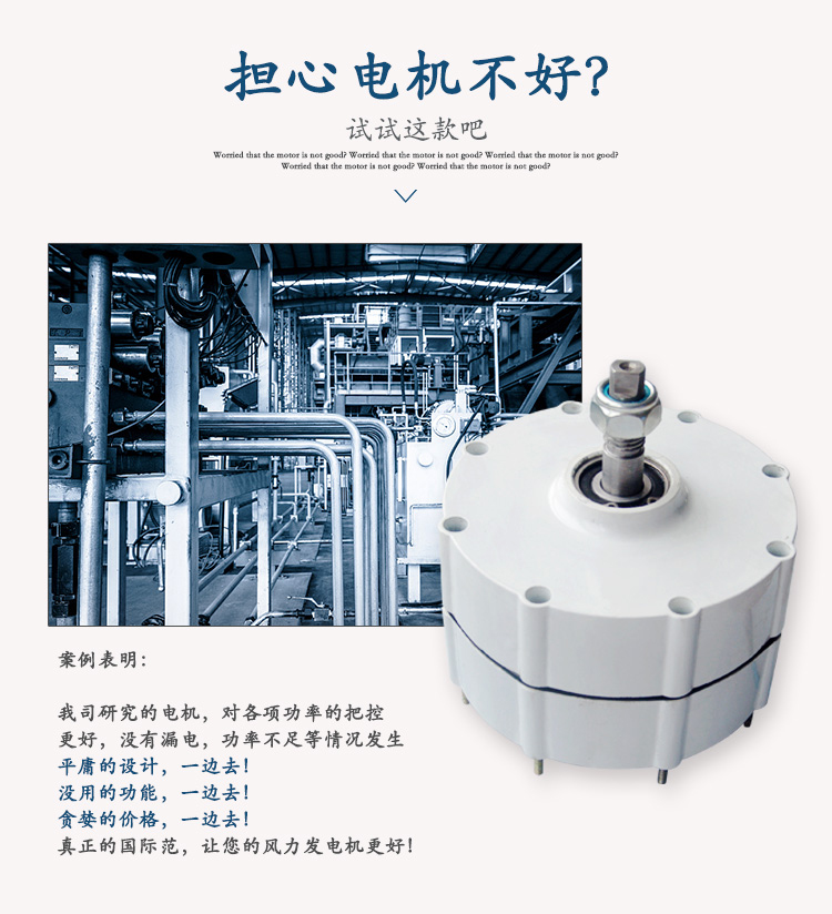 300-600W永磁發(fā)電機(jī)