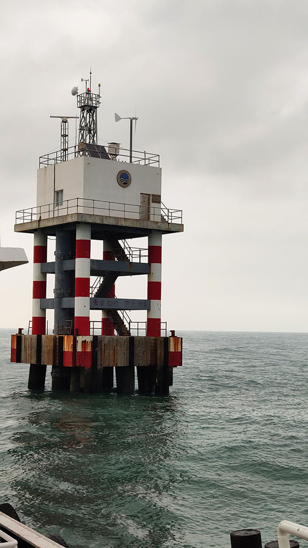 黃海海洋呂四港監控